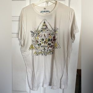 Men’s Diesel Graphic T-shirt, size XXL